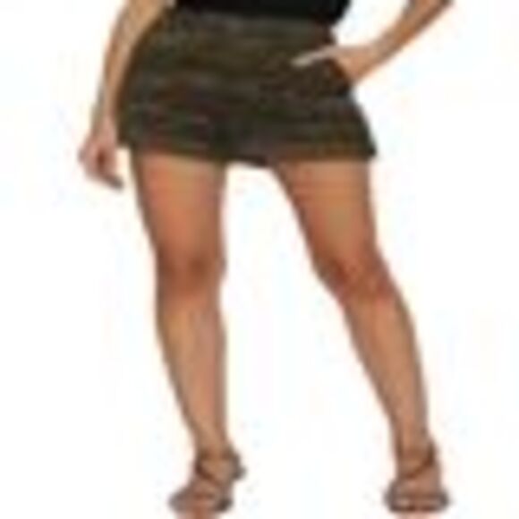 Sanctuary Squad Camo-print Shorts Med Brown - Picture 3 of 3